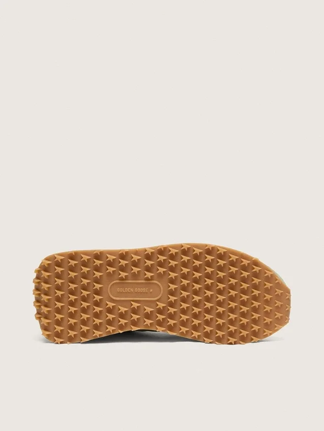 Women’s Marathon in sage-green nylon with white star