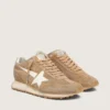 Women’s Marathon in tobacco suede with white star