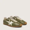 Women’s Marathon Speed in olive-green leather with cream star