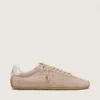 Women’s Marathon Speed in pink suede with perforated star and white leather heel tab