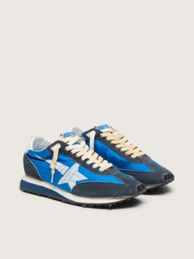 Women’s Marathon with blue nylon upper and white star