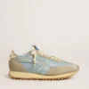 Women’s Marathon with light blue nylon upper and pastel blue star