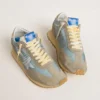 Women’s Marathon with light blue nylon upper and pastel blue star