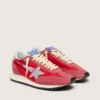 Women’s Marathon with red nylon upper and silver star