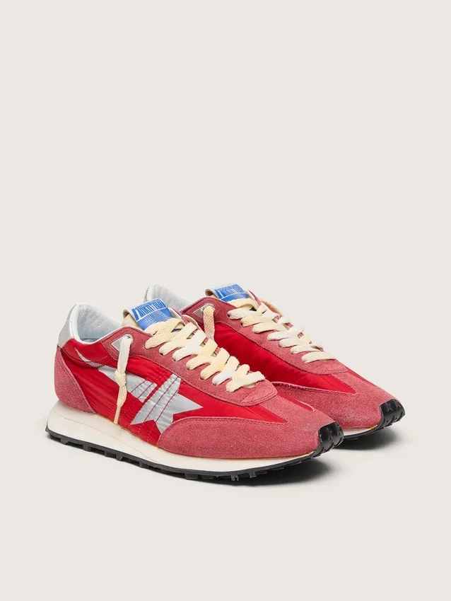 Women’s Marathon with red nylon upper and silver star