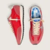Women’s Marathon with red nylon upper and silver star