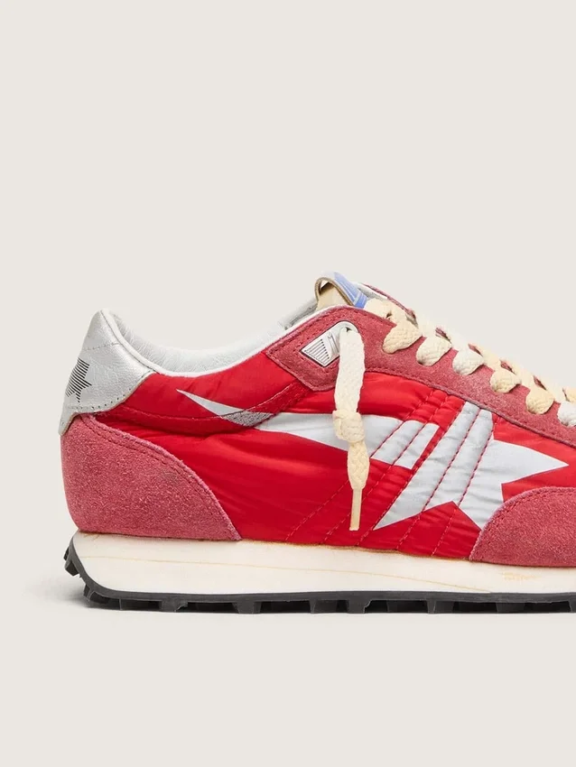 Women’s Marathon with red nylon upper and silver star
