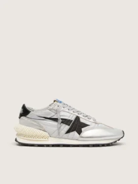 Women’s Marathon with silver ripstop nylon upper and black star