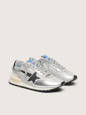 Women’s Marathon with silver ripstop nylon upper and black star