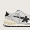 Women’s Marathon with silver ripstop nylon upper and black star