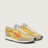 Women’s Marathon with yellow nylon upper and orange star