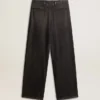 Women's medium-wash cotton pants