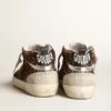 Women's Mid Star in leopard print pony skin with black star