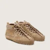 Women's Mid Star Ski in caramel suede with nubuck star and suede heel tab