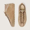 Women's Mid Star Ski in caramel suede with nubuck star and suede heel tab