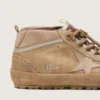 Women's Mid Star Ski in caramel suede with nubuck star and suede heel tab