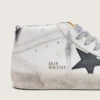 Women's Mid Star with laminated heel tab and glitter laces