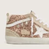 Women's Mid Star with pink glitter
