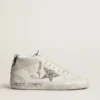 Women's Mid Star with silver glitter star and black laminated heel tab