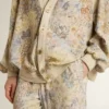 Women's multicolor joggers with floral print
