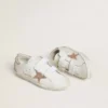 Women’s Old School LTD with rose gold metallic leather star and heel tab