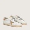 Women's Old School with gold star in laminated leather