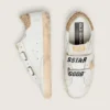 Women's Old School with gold star in laminated leather