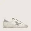 Women’s Old School with silver glitter star and ice-gray suede tongue