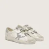 Women’s Old School with silver glitter star and ice-gray suede tongue