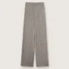 Women’s oversized pants in gray Prince of Wales check