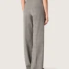 Women’s oversized pants in gray Prince of Wales check