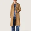 Women's oversized shirt with a lived-in denim effect