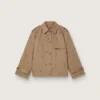 Women's oversized trench coat with crystals