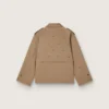 Women's oversized trench coat with crystals