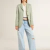 Women’s pants in lived-in effect denim