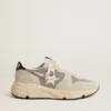 Women's Running Sole embellished with Swarovski crystals and ivory star