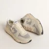 Women's Running Sole embellished with Swarovski crystals and ivory star