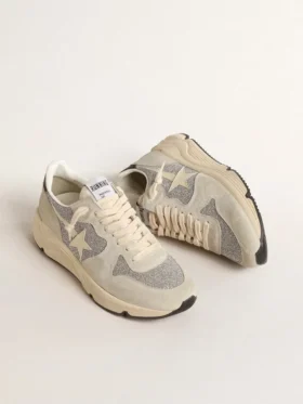 Women’s Running Sole embellished with Swarovski crystals and ivory star