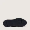 Women's Running Sole in black nappa and suede
