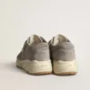 Women's Running Sole in gray suede with gray suede star and heel tab
