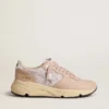 Women’s Running Sole in mesh and nubuck with silver metallic leather star