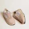 Women’s Running Sole in mesh and nubuck with silver metallic leather star