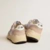Women’s Running Sole in mesh and nubuck with silver metallic leather star
