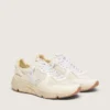 Women's Running Sole in mesh and white nappa