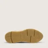 Women's Running Sole in nappa and brown suede with a Swarovski crystal star