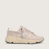 Women’s Running Sole in powder-pink leather with silver star
