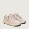 Women’s Running Sole in powder-pink leather with silver star