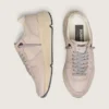 Women’s Running Sole in powder-pink leather with silver star
