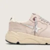 Women’s Running Sole in powder-pink leather with silver star