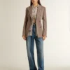 Women's shirt with multicolor floral sequin print